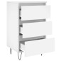 vidaXL Comodino Bianco 40x35x69 cm in Legno Multistrato vidaXL Comodino Bianco 40x35x69 cm in Legno Multistrato