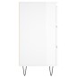 vidaXL Comodini 2 pz Bianco Lucido 40x35x69 cm in Legno Multistrato vidaXL Comodini 2 pz Bianco Lucido 40x35x69 cm in Legno Multistrato