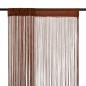 2 Pz Tende a Fili 100x250 cm Marroni 2 Pz Tende a Fili 100x250 cm Marroni