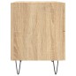 vidaXL Comodino Rovere Sonoma 40x35x47,5 cm in Legno Multistrato