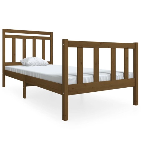 vidaXL Giroletto Miele in Legno Massello 90x200 cm
