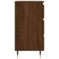 vidaXL Comodini 2 pz Rovere Marrone 40x35x69 cm in Legno Multistrato vidaXL Comodini 2 pz Rovere Marrone 40x35x69 cm in Legno Multistrato