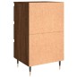 vidaXL Comodini 2 pz Rovere Marrone 40x35x69 cm in Legno Multistrato vidaXL Comodini 2 pz Rovere Marrone 40x35x69 cm in Legno Multistrato