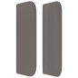 Testiera ad Orecchio Grigio 93x16x78/88 cm in Similpelle Testiera ad Orecchio Grigio 93x16x78/88 cm in Similpelle