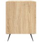 vidaXL Comodini 2 pz Rovere Sonoma 40x35x47,5 cm in Legno Multistrato