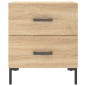 vidaXL Comodino Rovere Sonoma 40x35x47,5 cm in Legno Multistrato