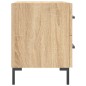 vidaXL Comodino Rovere Sonoma 40x35x47,5 cm in Legno Multistrato