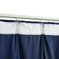 Tende Oscuranti con Ganci 2 pz Blu Scuro in Velluto 140x225 cm Tende Oscuranti con Ganci 2 pz Blu Scuro in Velluto 140x225 cm
