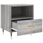 vidaXL Comodino Grigio Sonoma 40x35x47,5 cm in Legno Multistrato