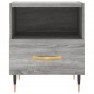 vidaXL Comodino Grigio Sonoma 40x35x47,5 cm in Legno Multistrato