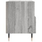 vidaXL Comodino Grigio Sonoma 40x35x47,5 cm in Legno Multistrato