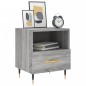 vidaXL Comodino Grigio Sonoma 40x35x47,5 cm in Legno Multistrato