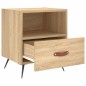 vidaXL Comodino Rovere Sonoma 40x35x47,5 cm in Legno Multistrato