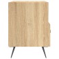 vidaXL Comodino Rovere Sonoma 40x35x47,5 cm in Legno Multistrato