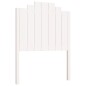 vidaXL Testiera per Letto Bianca 81x4x110 cm in Legno Massello di Pino vidaXL Testiera per Letto Bianca 81x4x110 cm in Legno Massello di Pino