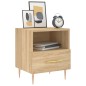 vidaXL Comodini 2 pz Rovere Sonoma 40x35x47,5 cm in Legno Multistrato