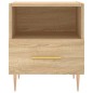 vidaXL Comodini 2 pz Rovere Sonoma 40x35x47,5 cm in Legno Multistrato