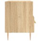 vidaXL Comodini 2 pz Rovere Sonoma 40x35x47,5 cm in Legno Multistrato