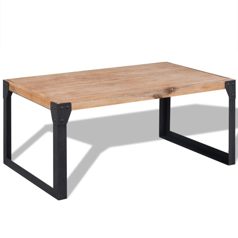 Tavolino da Caffè in Legno Massello di Acacia 100x60x45 cm Tavolino da Caffè in Legno Massello di Acacia 100x60x45 cm