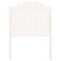 vidaXL Testiera per Letto Bianca 81x4x110 cm in Legno Massello di Pino vidaXL Testiera per Letto Bianca 81x4x110 cm in Legno Massello di Pino