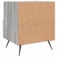 vidaXL Comodino Grigio Sonoma 40x35x47,5 cm in Legno Multistrato