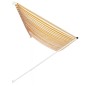 Tenda da Sole Retrattile 400x150 cm Giallo e Bianco Tenda da Sole Retrattile 400x150 cm Giallo e Bianco