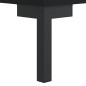 vidaXL Comodino Nero 40x35x47,5 cm in Legno Multistrato