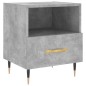 vidaXL Comodini 2 pz Grigio Cemento 40x35x47,5 cm in Legno Multistrato