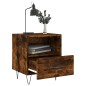 vidaXL Comodini 2 pz Rovere Fumo 40x35x47,5 cm in Legno Multistrato