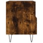 vidaXL Comodini 2 pz Rovere Fumo 40x35x47,5 cm in Legno Multistrato
