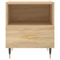 vidaXL Comodino Rovere Sonoma 40x35x47,5 cm in Legno Multistrato