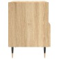 vidaXL Comodino Rovere Sonoma 40x35x47,5 cm in Legno Multistrato