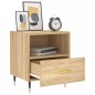 vidaXL Comodino Rovere Sonoma 40x35x47,5 cm in Legno Multistrato