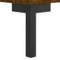 vidaXL Comodino Rovere Fumo 40x35x47,5 cm in Legno Multistrato