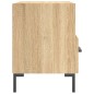 vidaXL Comodino Rovere Sonoma 40x35x47,5 cm in Legno Multistrato