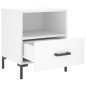 vidaXL Comodini 2 pz Bianchi 40x35x47,5 cm in Legno Multistrato