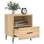 vidaXL Comodini 2 pz Rovere Sonoma 40x35x47,5 cm in Legno Multistrato