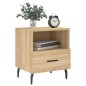 vidaXL Comodini 2 pz Rovere Sonoma 40x35x47,5 cm in Legno Multistrato