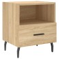 vidaXL Comodini 2 pz Rovere Sonoma 40x35x47,5 cm in Legno Multistrato