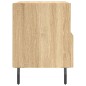 vidaXL Comodini 2 pz Rovere Sonoma 40x35x47,5 cm in Legno Multistrato