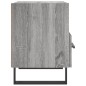 vidaXL Comodino Grigio Sonoma 40x35x47,5 cm in Legno Multistrato