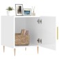 vidaXL Comodini 2 pz Bianco Lucido 40x40x50 cm in Legno Multistrato vidaXL Comodini 2 pz Bianco Lucido 40x40x50 cm in Legno Multistrato