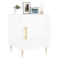 vidaXL Comodini 2 pz Bianco Lucido 40x40x50 cm in Legno Multistrato vidaXL Comodini 2 pz Bianco Lucido 40x40x50 cm in Legno Multistrato