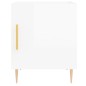 vidaXL Comodini 2 pz Bianco Lucido 40x40x50 cm in Legno Multistrato vidaXL Comodini 2 pz Bianco Lucido 40x40x50 cm in Legno Multistrato
