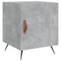 vidaXL Comodino Grigio Cemento 40x40x50 cm in Legno Multistrato vidaXL Comodino Grigio Cemento 40x40x50 cm in Legno Multistrato