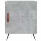 vidaXL Comodino Grigio Cemento 40x40x50 cm in Legno Multistrato vidaXL Comodino Grigio Cemento 40x40x50 cm in Legno Multistrato