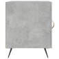 vidaXL Comodino Grigio Cemento 40x40x50 cm in Legno Multistrato vidaXL Comodino Grigio Cemento 40x40x50 cm in Legno Multistrato