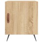 vidaXL Comodino Rovere Sonoma 40x40x50 cm in Legno Multistrato vidaXL Comodino Rovere Sonoma 40x40x50 cm in Legno Multistrato