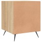 vidaXL Comodino Rovere Sonoma 40x40x50 cm in Legno Multistrato vidaXL Comodino Rovere Sonoma 40x40x50 cm in Legno Multistrato