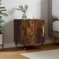 vidaXL Comodino Rovere Fumo 40x40x50 cm in Legno Multistrato vidaXL Comodino Rovere Fumo 40x40x50 cm in Legno Multistrato
